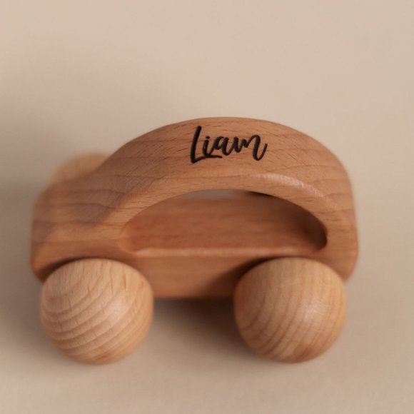 Personalized Wooden Toy Car - Picture 1 of 3